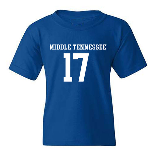 MTSU - NCAA Women's Soccer : Addie Martin - Replica Shersey Youth T-Shirt-0