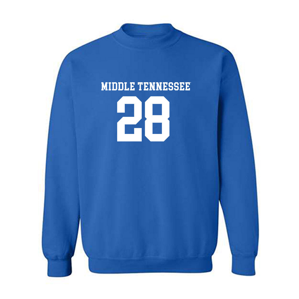 MTSU - NCAA Women's Soccer : Mackenzie Shores - Replica Shersey Crewneck Sweatshirt