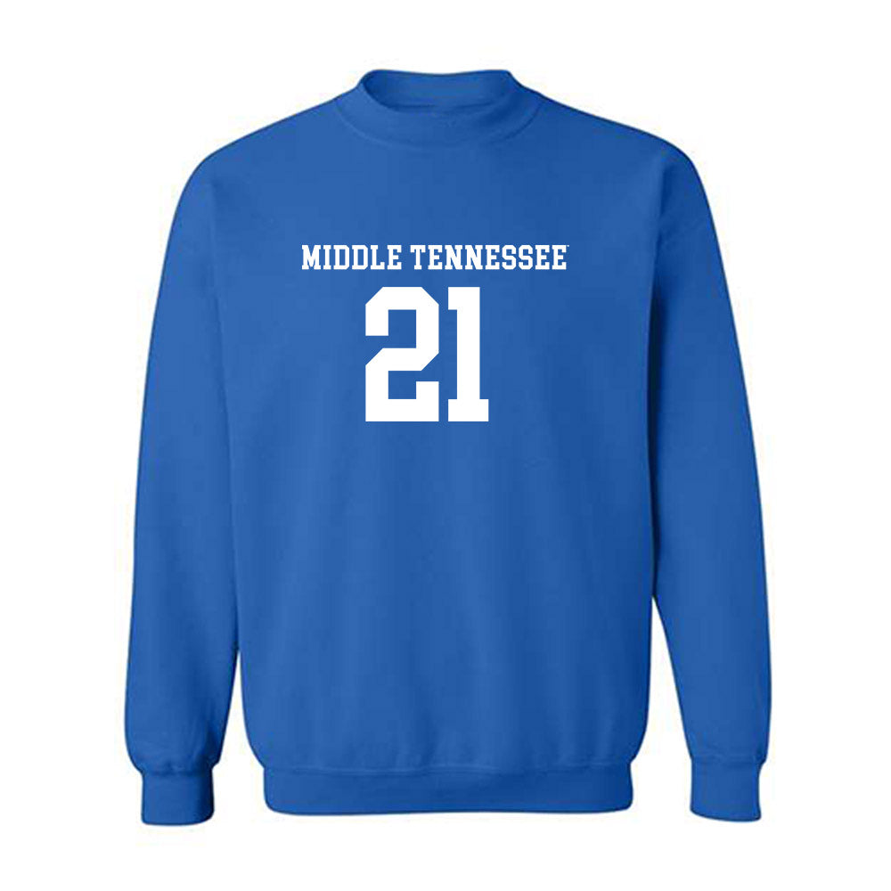 MTSU - NCAA Women's Soccer : Aive Andriuskeviciute - Replica Shersey Crewneck Sweatshirt-0
