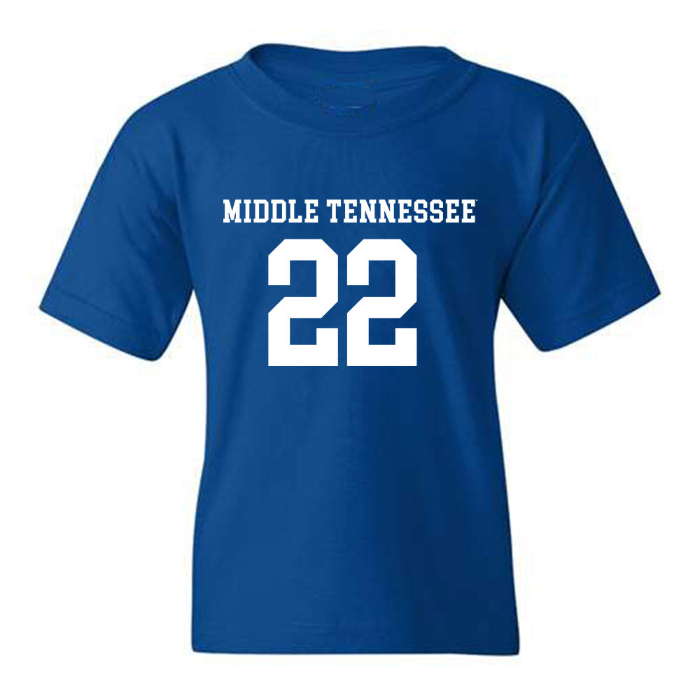 MTSU - NCAA Women's Soccer : Emma Pettersen - Replica Shersey Youth T-Shirt