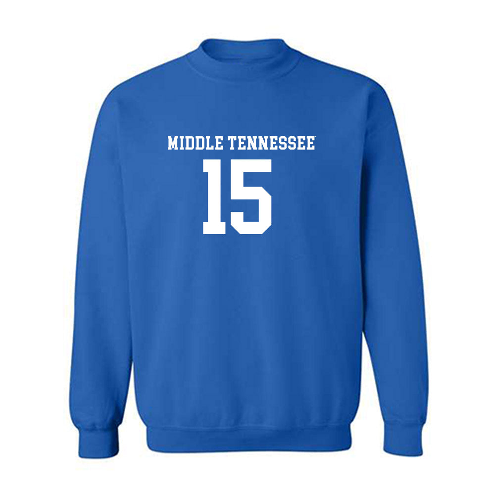 MTSU - NCAA Women's Soccer : Risui Arasaki - Replica Shersey Crewneck Sweatshirt