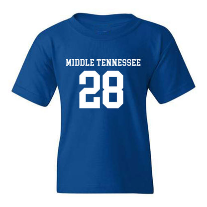 MTSU - NCAA Women's Soccer : Mackenzie Shores - Replica Shersey Youth T-Shirt