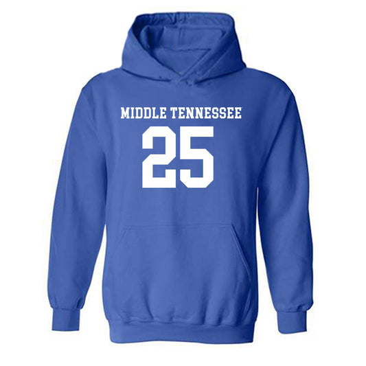 MTSU - NCAA Women's Soccer : Arianna Kinsley - Replica Shersey Hooded Sweatshirt