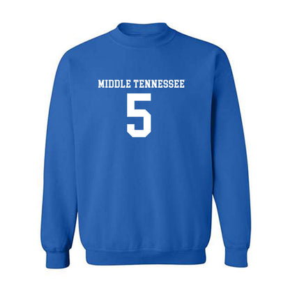 MTSU - NCAA Women's Soccer : Ryan Colton - Replica Shersey Crewneck Sweatshirt