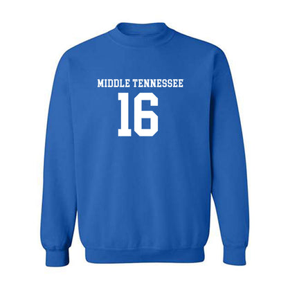 MTSU - NCAA Women's Soccer : Ximena Jauregui - Replica Shersey Crewneck Sweatshirt-0
