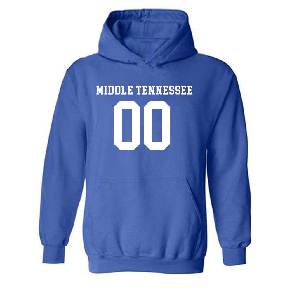 MTSU - NCAA Women's Soccer : Emily McGrain - Replica Shersey Hooded Sweatshirt-0