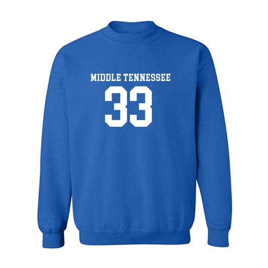 MTSU - NCAA Women's Soccer : Scottie Newton - Replica Shersey Crewneck Sweatshirt-0