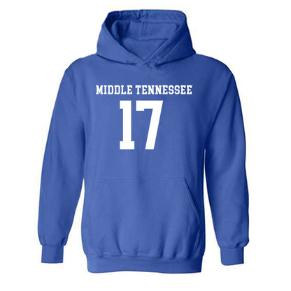 MTSU - NCAA Women's Soccer : Allison Carroll - Replica Shersey Hooded Sweatshirt