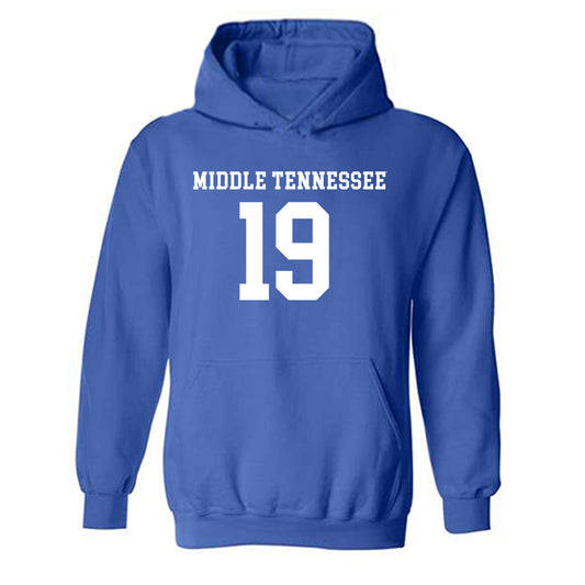 MTSU - NCAA Women's Soccer : Aireona Duenez - Replica Shersey Hooded Sweatshirt