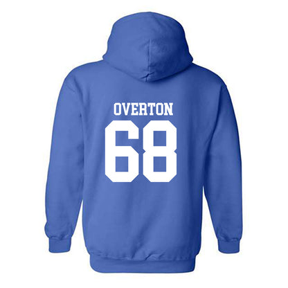 MTSU - NCAA Football : Jason Overton - Replica Shersey Hooded Sweatshirt