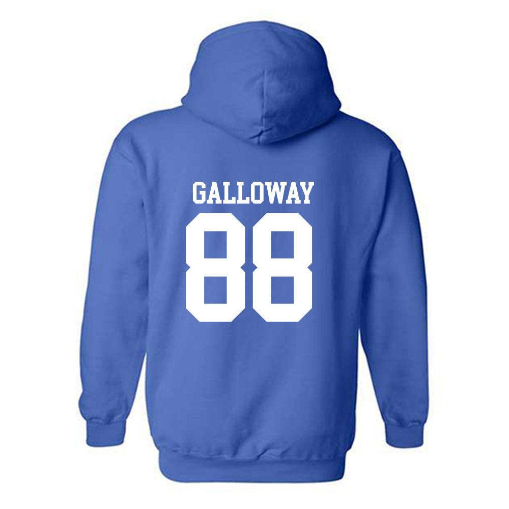 MTSU - NCAA Football : Tayvion Galloway - Replica Shersey Hooded Sweatshirt-1