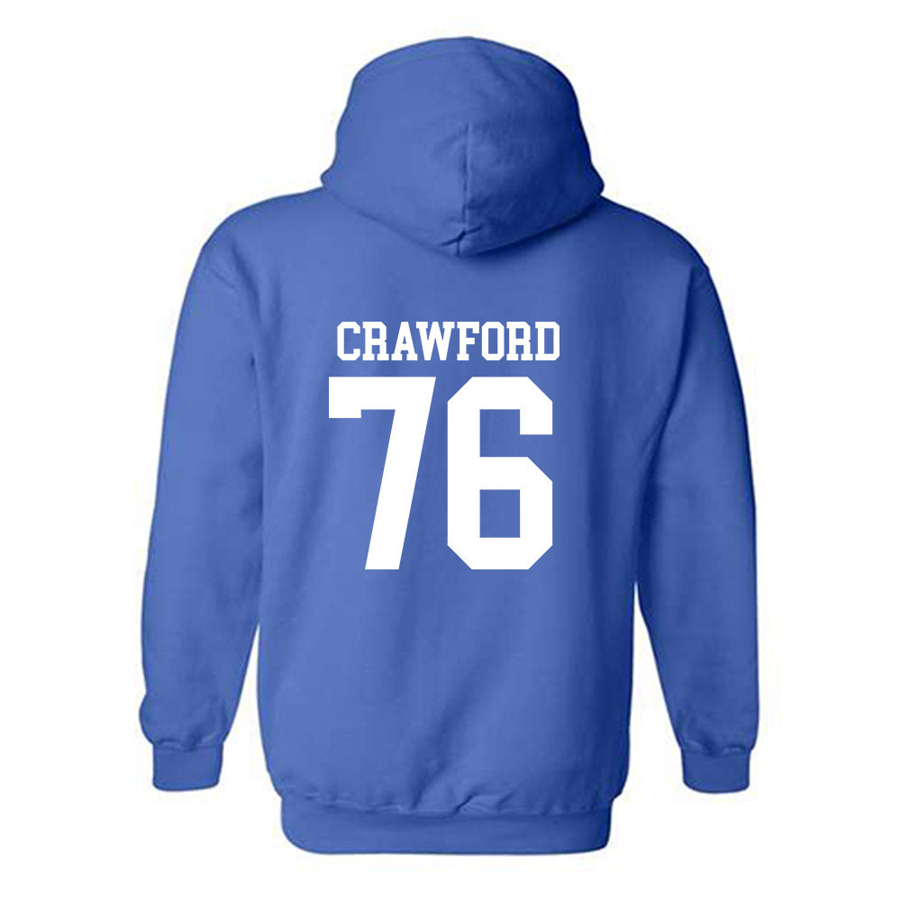 MTSU - NCAA Football : Shamar Crawford - Replica Shersey Hooded Sweatshirt