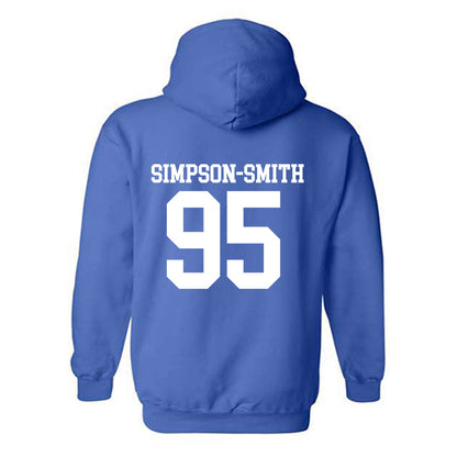MTSU - NCAA Football : Zeion Simpson-smith - Replica Shersey Hooded Sweatshirt-1