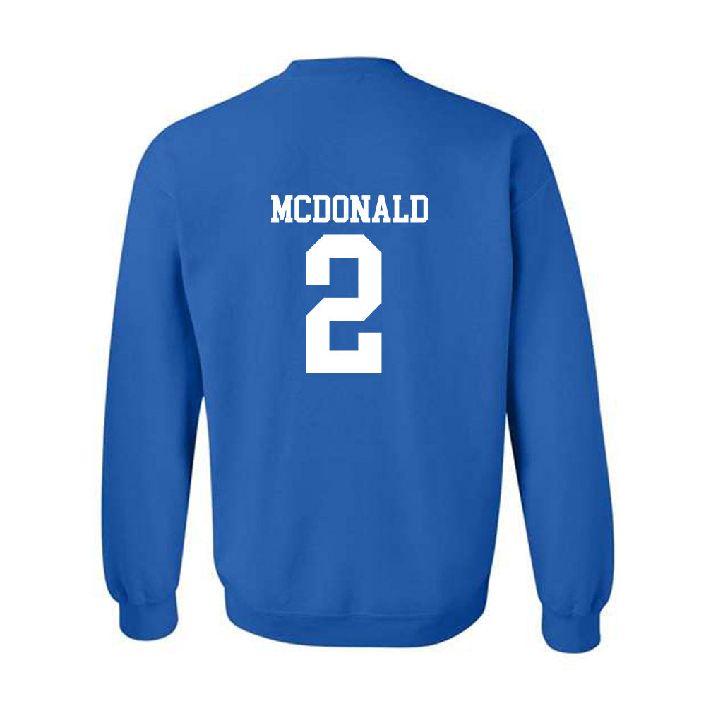 MTSU - NCAA Football : DeArre McDonald - Crewneck Sweatshirt