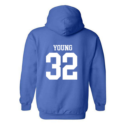 MTSU - NCAA Football : Alan Young - Replica Shersey Hooded Sweatshirt