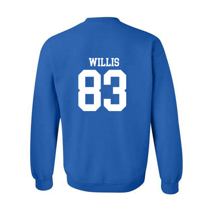 MTSU - NCAA Football : Holden Willis - Replica Shersey Crewneck Sweatshirt