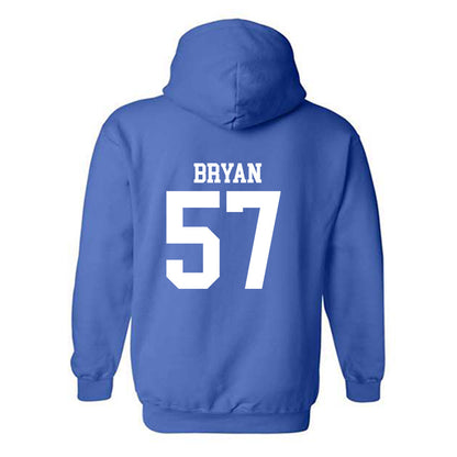 MTSU - NCAA Football : Bo Bryan - Replica Shersey Hooded Sweatshirt-1