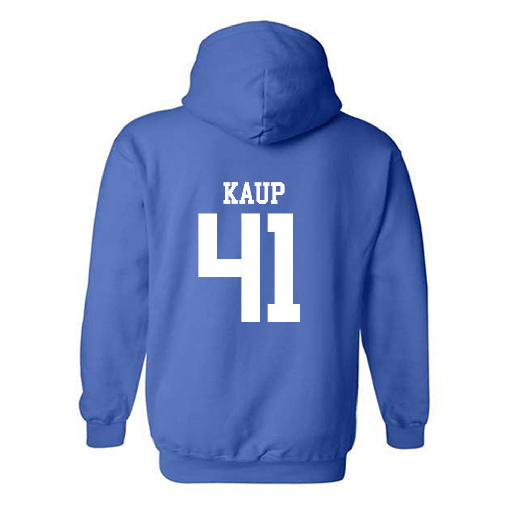 MTSU - NCAA Football : Christopher Kaup - Replica Shersey Hooded Sweatshirt-1