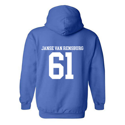 MTSU - NCAA Football : Otto Janse Van Rensburg - Replica Shersey Hooded Sweatshirt-1