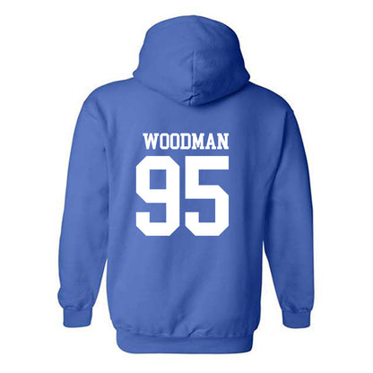 MTSU - NCAA Football : Baylen Woodman - Replica Shersey Hooded Sweatshirt-1