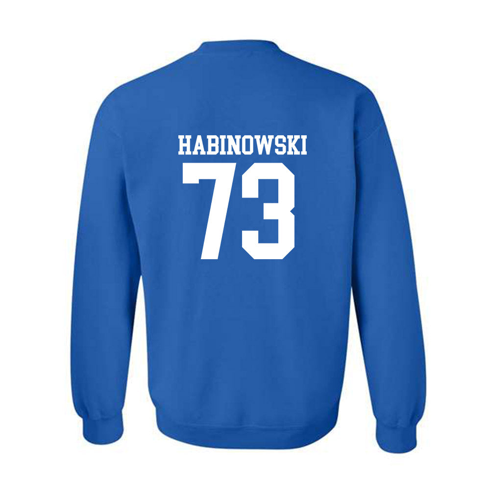 MTSU - NCAA Football : Joseph Habinowski - Replica Shersey Crewneck Sweatshirt-1