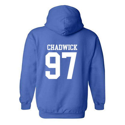 MTSU - NCAA Football : Grant Chadwick - Replica Shersey Hooded Sweatshirt