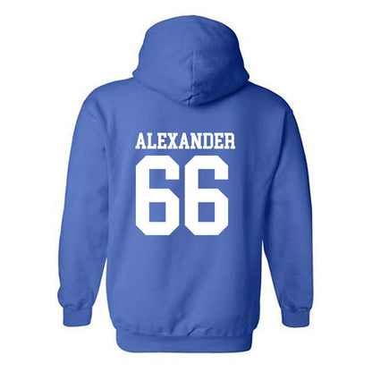 MTSU - NCAA Football : Aaren Alexander - Replica Shersey Hooded Sweatshirt-1