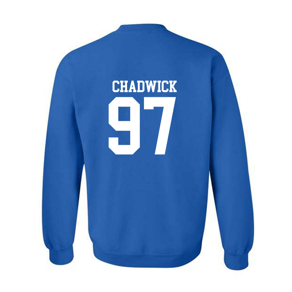 MTSU - NCAA Football : Grant Chadwick - Replica Shersey Crewneck Sweatshirt