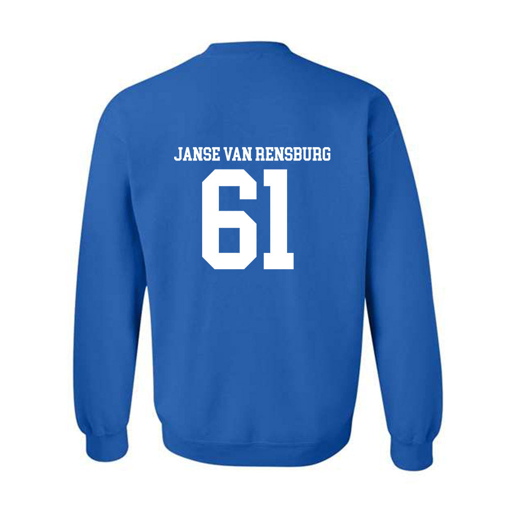 MTSU - NCAA Football : Otto Janse Van Rensburg - Replica Shersey Crewneck Sweatshirt-1