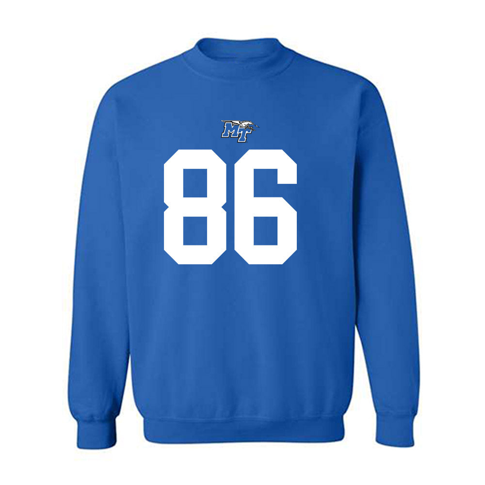 MTSU - NCAA Football : Cam Lacy - Replica Shersey Crewneck Sweatshirt