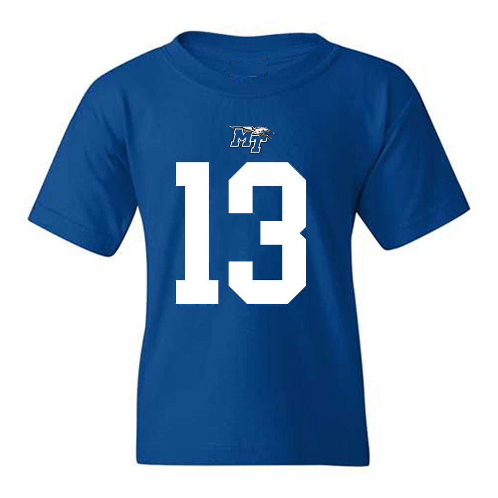 MTSU - NCAA Football : Cam Lacy - Replica Shersey Youth T-Shirt-0