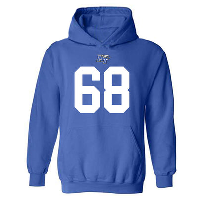 MTSU - NCAA Football : Jason Overton - Replica Shersey Hooded Sweatshirt