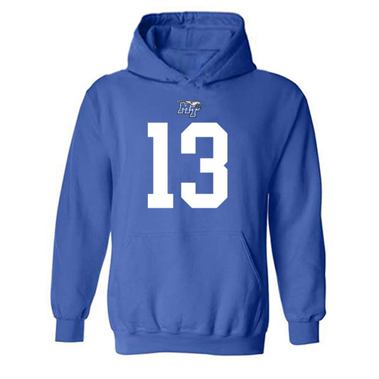 MTSU - NCAA Football : Cam Lacy - Replica Shersey Hooded Sweatshirt-0