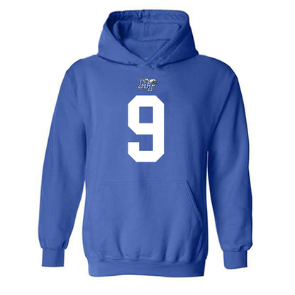 MTSU - NCAA Football : Parker Hughes - Replica Shersey Hooded Sweatshirt