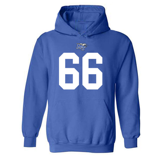 MTSU - NCAA Football : Aaren Alexander - Replica Shersey Hooded Sweatshirt-0
