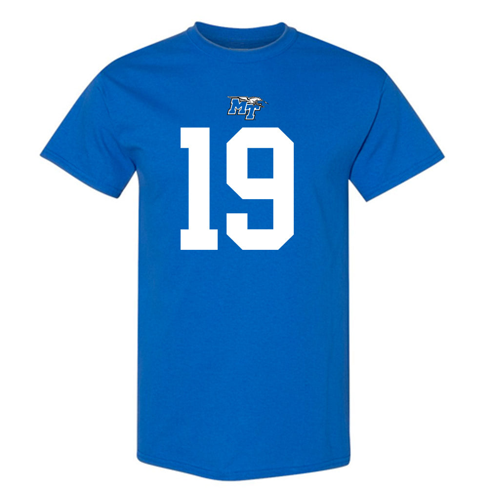 MTSU - NCAA Football : Locke Kennedy - Replica Shersey T-Shirt-0