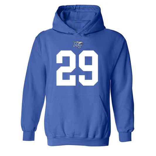 MTSU - NCAA Football : Dominic Taylor - Replica Shersey Hooded Sweatshirt-0