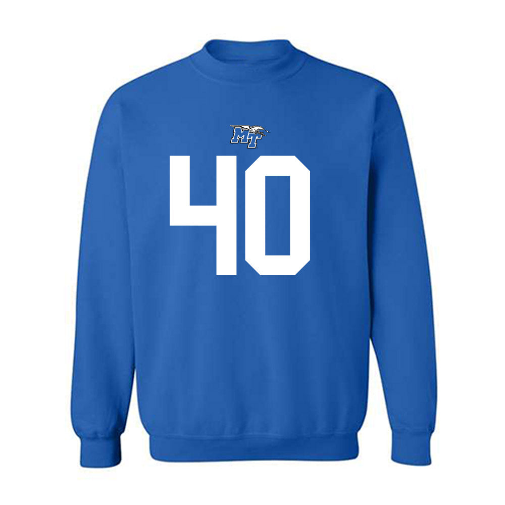 MTSU - NCAA Football : Henry Hamlin - Replica Shersey Crewneck Sweatshirt-0