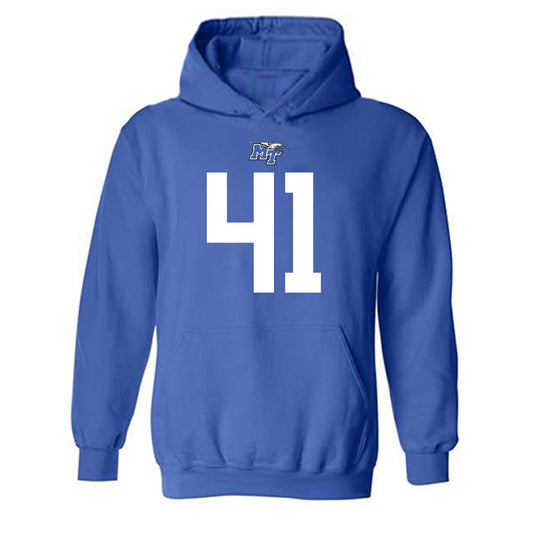 MTSU - NCAA Football : Mykah Stone - Replica Shersey Hooded Sweatshirt-0