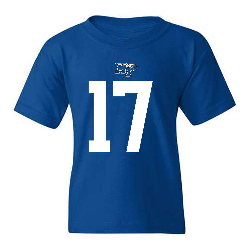 MTSU - NCAA Football : Gamarion Carter - Replica Shersey Youth T-Shirt