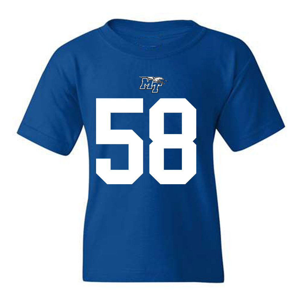 MTSU - NCAA Football : Korey Smith - Replica Shersey Youth T-Shirt