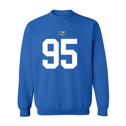 MTSU - NCAA Football : Zeion Simpson-smith - Replica Shersey Crewneck Sweatshirt-0