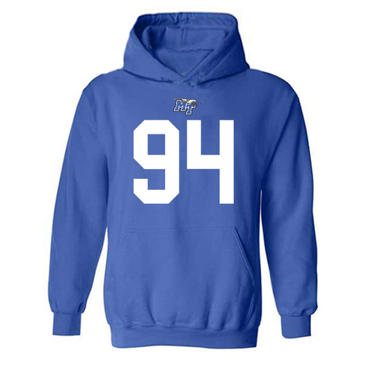 MTSU - NCAA Football : Ralph Mency - Hooded Sweatshirt