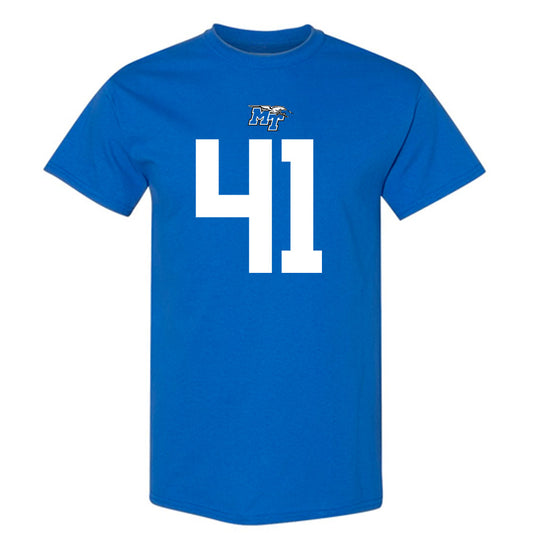 MTSU - NCAA Football : Christopher Kaup - Replica Shersey T-Shirt-0