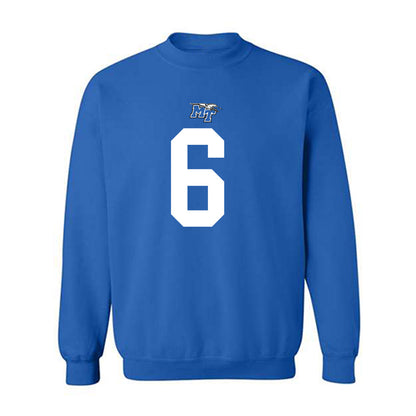 MTSU - NCAA Football : Antoine Jones - Replica Shersey Crewneck Sweatshirt-0