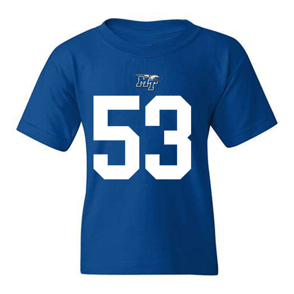 MTSU - NCAA Football : Roman Jones - Replica Shersey Youth T-Shirt-0