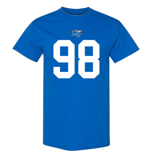 MTSU - NCAA Football : Shakai Woods - T-Shirt