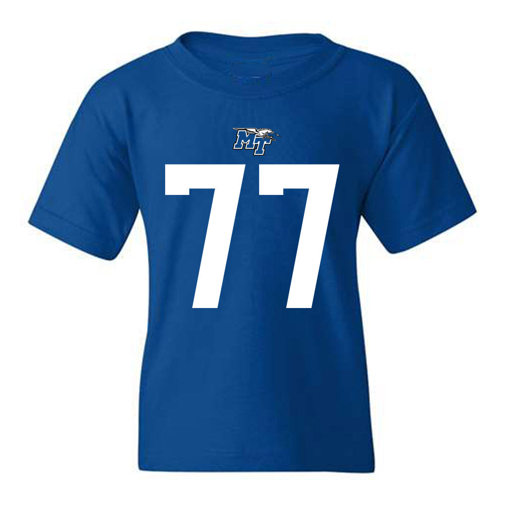 MTSU - NCAA Football : Keylan Rutledge - Youth T-Shirt