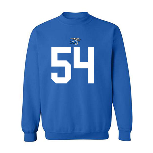 MTSU - NCAA Football : Nolan Forsha - Replica Shersey Crewneck Sweatshirt