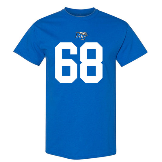 MTSU - NCAA Football : Jason Overton - Replica Shersey T-Shirt